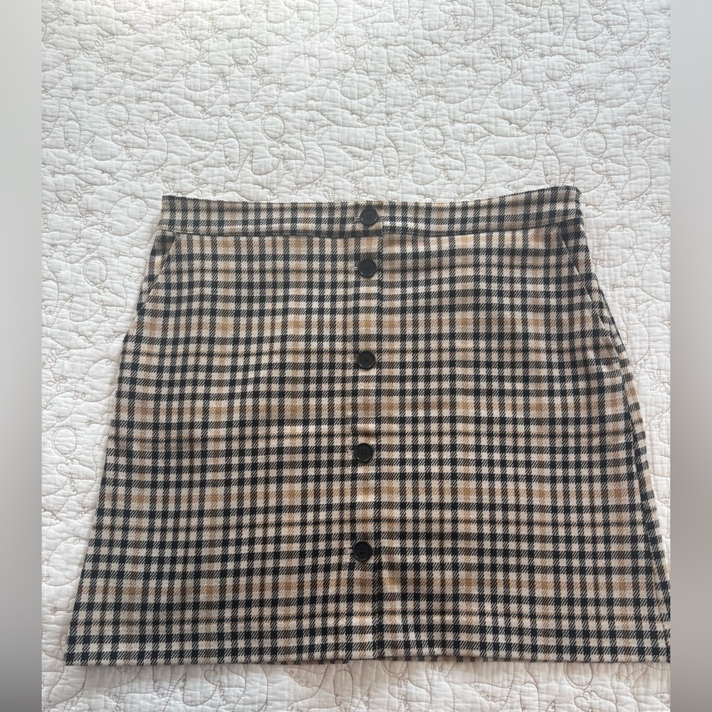 LOFT Button Down Skirt